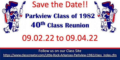 Little Rock Parkview High School Class of 1982 - 40th Reunion