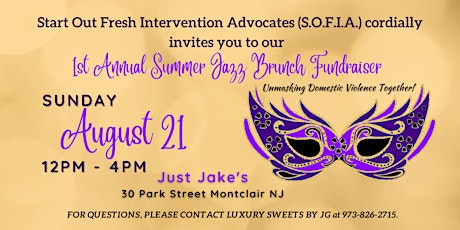 SOFIA's 1st Annual Summer Jazz Brunch Fundraiser tickets