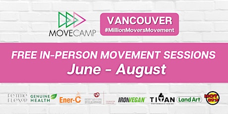 MoveCamp Movement Summer Series Vancouver - David Lam Park tickets