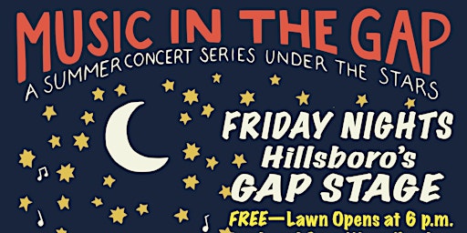 Table Reservations for Music in The Gap—Hillsboro's Summer Concert Series