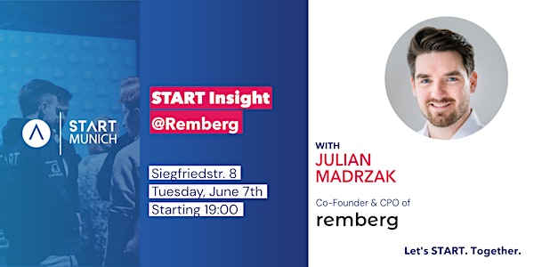 Founder's Insight with Julian Madrzak (CPO and Co-Founder of remberg)