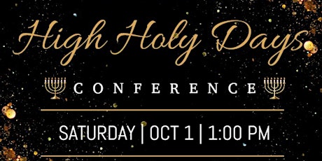 High Holy  Days Conference