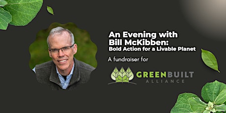 An Evening with Bill McKibben: Bold Action for a Livable Planet primary image