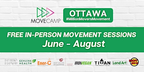 MoveCamp Movement Summer Session Ottawa - City Hall tickets