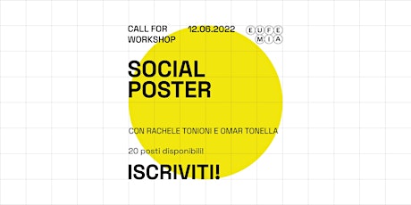 Immagine principale di Workshop "Dalla fotografia al social poster" di O.Tonella e R. Tonioni 