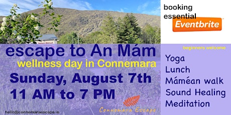 August Wellness Day in Maum, Connemara tickets