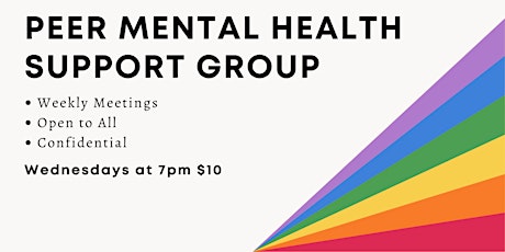 Peer Mental Health Support tickets