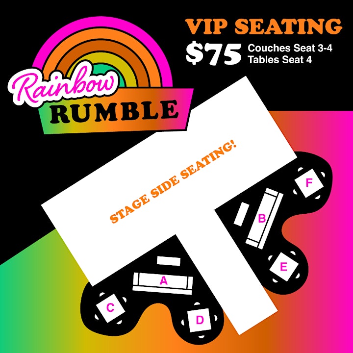Rainbow Rumble August | VIP Tickets image