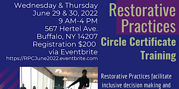 Restorative Practices Circle Certificate Training