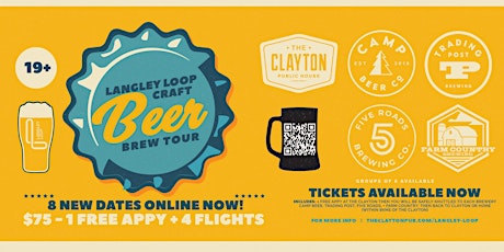 THE 4TH LANGLEY LOOP BREW TOUR - Limited Dates tickets