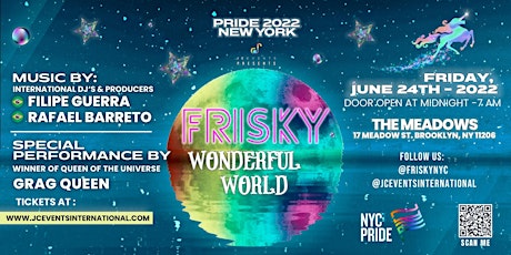 FRISKY-WONDERFUL WORLD / NYC Pride 2022 Official Event Partner. tickets