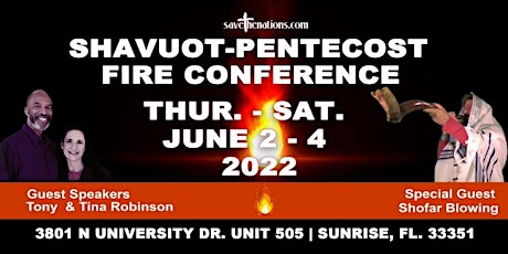 Immagine principale di Shavuot-Pentecost Fire Conference 