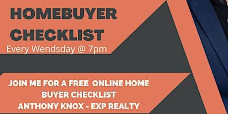 Home Buyer Checklist tickets