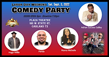 Labor Day Comedy Party