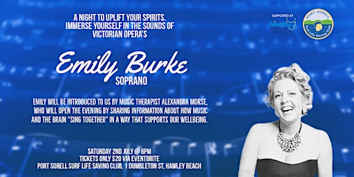 Emily Burke - A night to uplift your spirits.