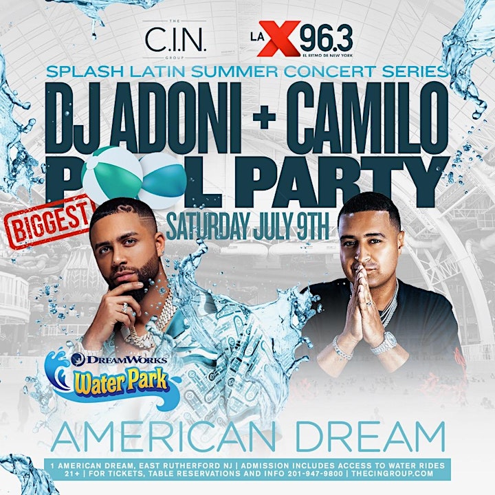 (TICKETS) X96.3 Pool Party at American Dream Water Park image