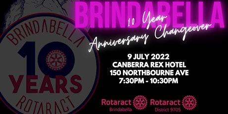 The Rotaract Club of Brindabella - 10yr Anniversary Changeover Night tickets