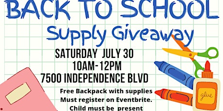 Back To School Giveaway tickets