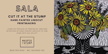 Cut It At The Stump - Hand-Painted Linocut Printmaking Workshop tickets
