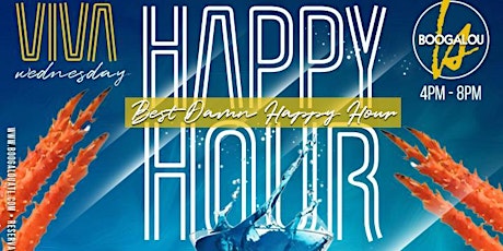 VIVA WEDNESDAYS HAPPY HOUR AT BOOGALOU