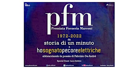 PFM-Premiata Forneria Marconi in “1972-2021” biglietti