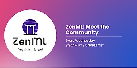 ZenML: Meet the Community tickets