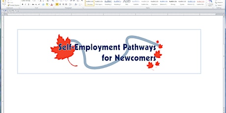 Self Employment Pathways for Newcomers  primary image
