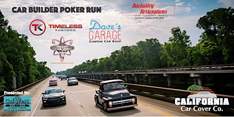 Car Builder Poker Run by California Car Cover primary image