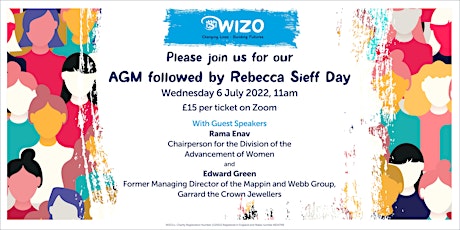 WIZO UK AGM and Rebecca Sieff Day 2022 tickets