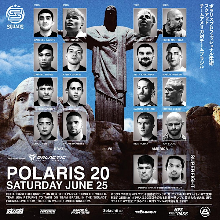 Polaris 20: USA vs Brazil Squads image