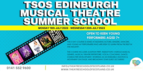 TSOS Edinburgh MUSICAL THEATRE  Summer School tickets
