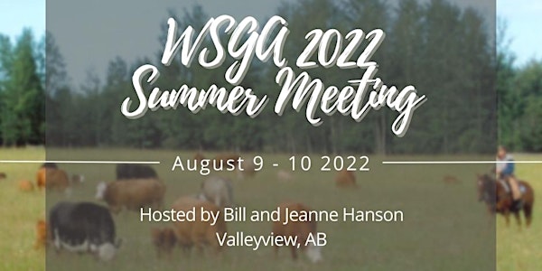 WSGA Summer General Meeting