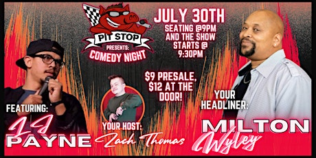 Pit Stop Pub Comedy Night tickets
