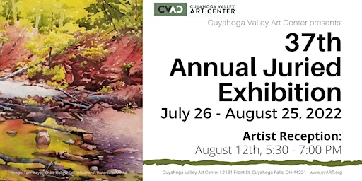 Artist Reception: 37th Annual Juried Exhibition primary image