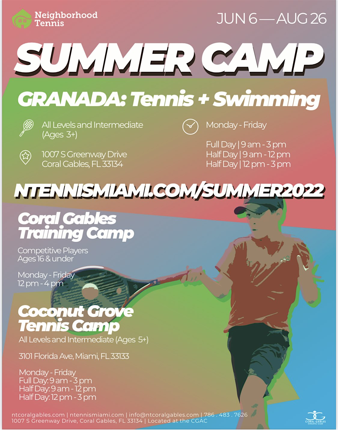 Summer Tennis Camp 2022