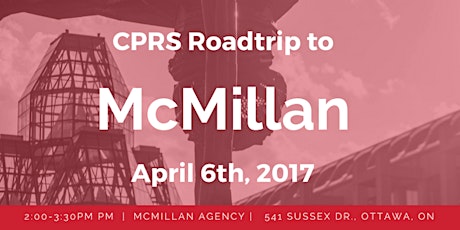 CPRS Roadtrip: McMillan primary image