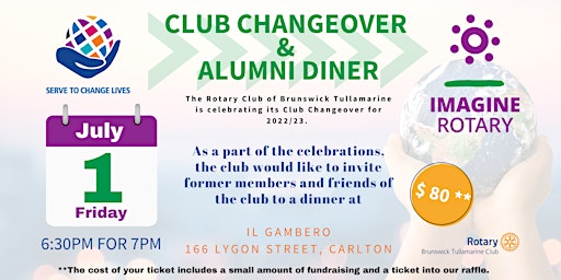 Club Changeover and Alumni diner