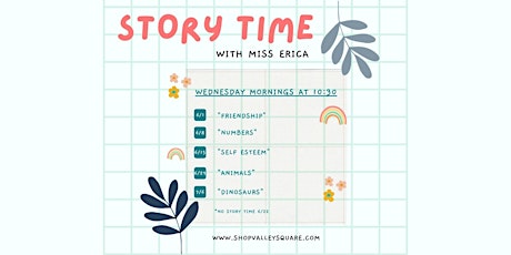 Story Time with Miss Erica tickets
