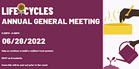 LifeCycles Annual General Meeting tickets
