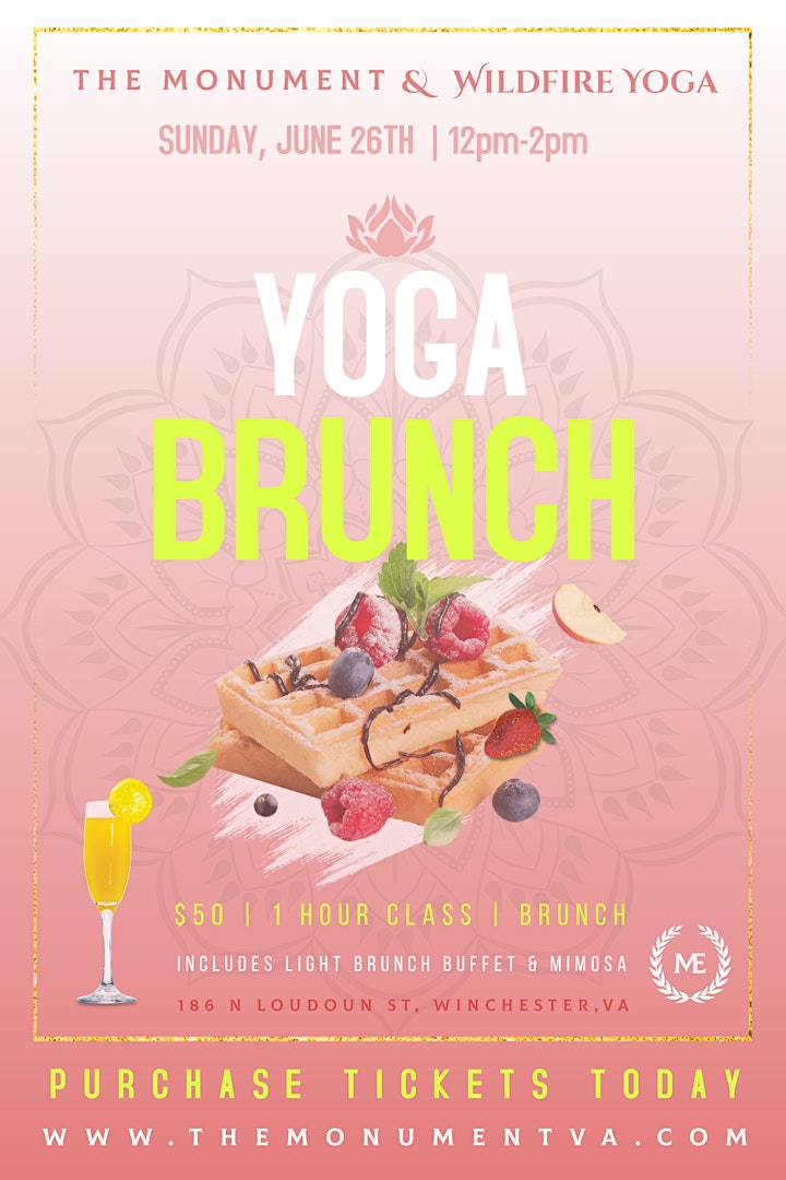 YOGA BRUNCH - Sponsored By Wildfire Yoga image