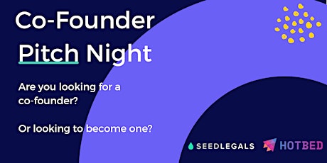 Co-Founder Pitch Night tickets