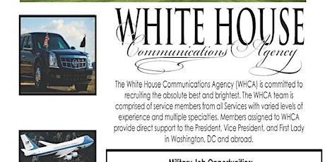 White House Communications Agency Recruiting Visit tickets