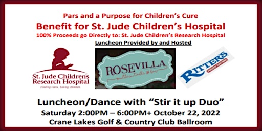 Benefit Fundraiser for St. Jude Children's Research Hospital