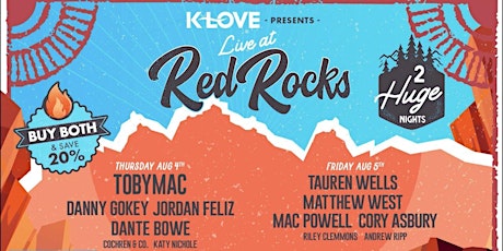 K-LOVE Live at Red Rocks - Volunteers - Morrison, CO
