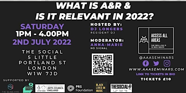 Access All Areas "What Is A&R and Is It Relevant in 2022?"