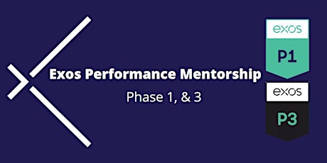 Exos Performance Mentorship Phase 1 & 3 - Hungary Tickets
