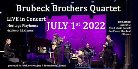 Brubeck Brothers Quartet tickets