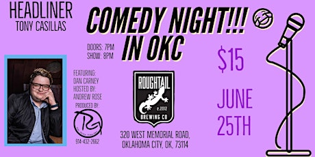 June Comedy show at Roughtail Brewery Co.