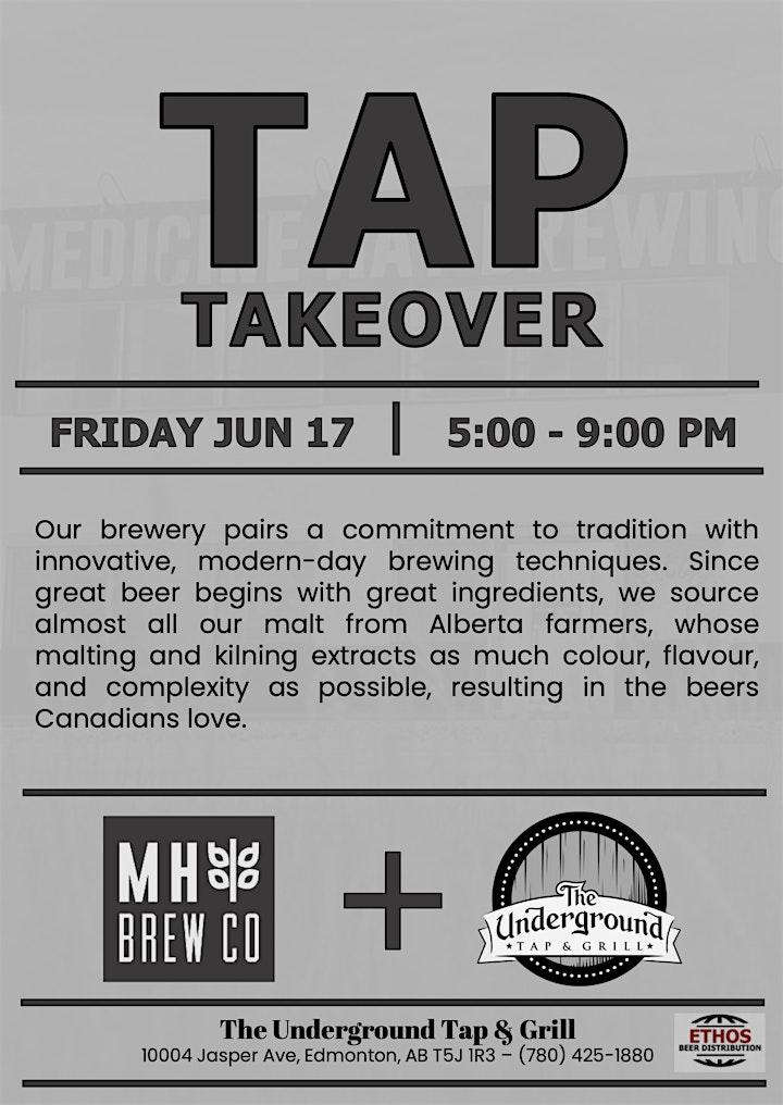 Tap Takeover: Medicine Hat Brewing Company image