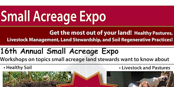 Small Acreage Expo - Multiday Event